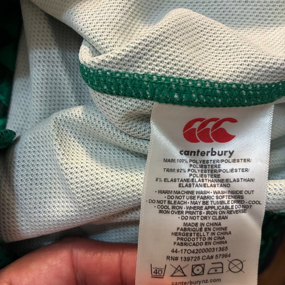 Canterbury Ireland Rugby Home Jersey Mens Size L Official Embroidered Irish IRFU - Picture 8 of 11